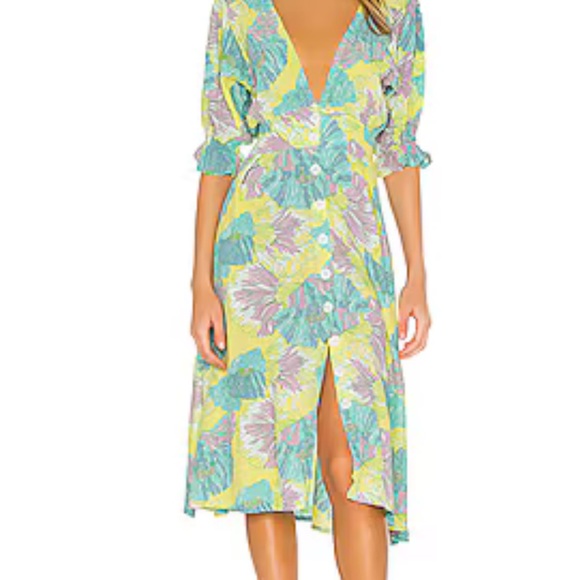 Faithfull the Brand Dresses & Skirts - Rafa Midi Dress in Lera Floral Faithfull the brand Large